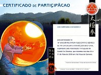Certificate Tai Chi 2008